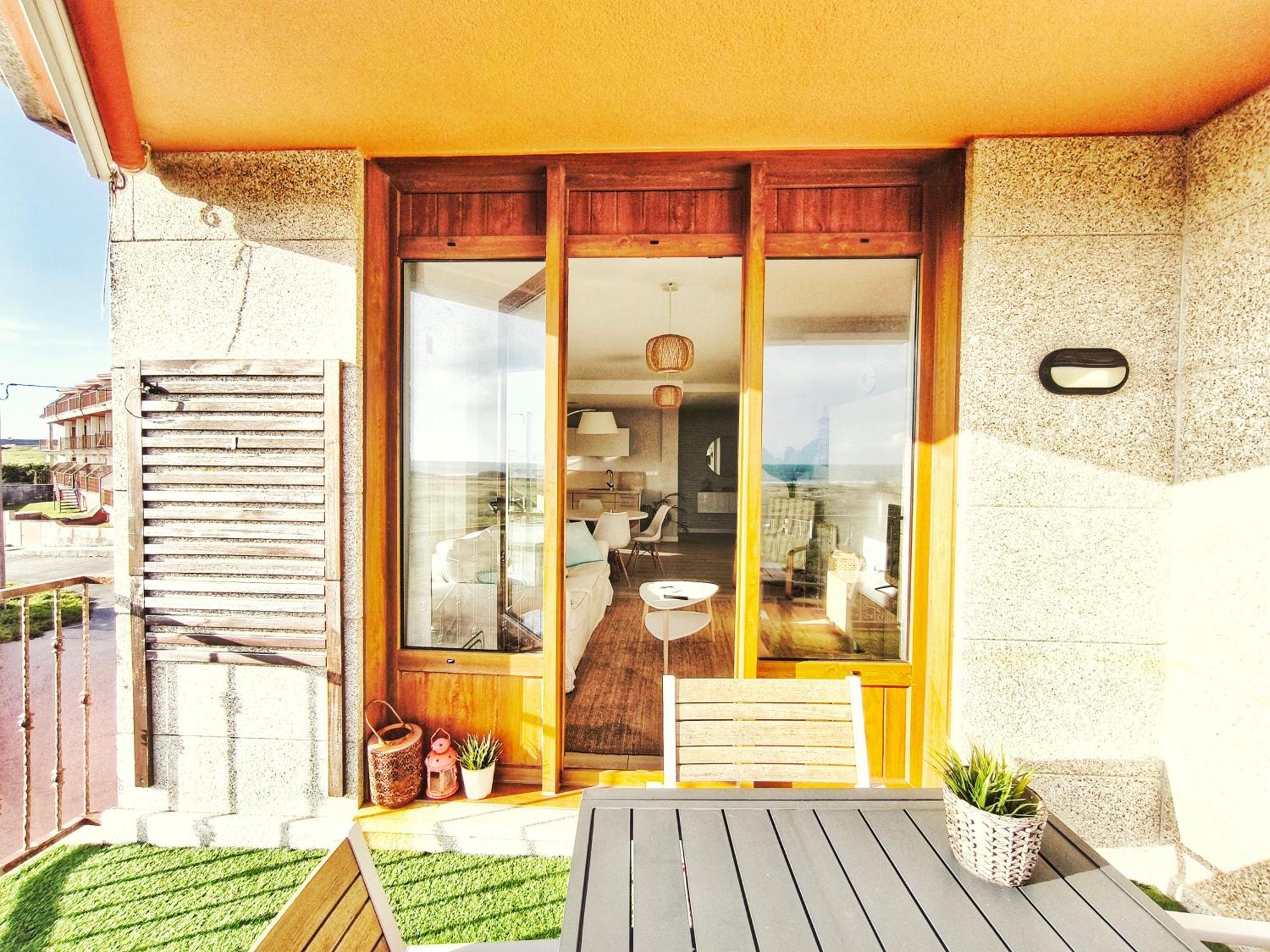Apartamento Corrubedo Vistas Mar Y Playa エクステリア 写真